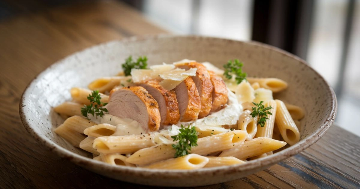 Creamy Garlic Parmesan Chicken Pasta